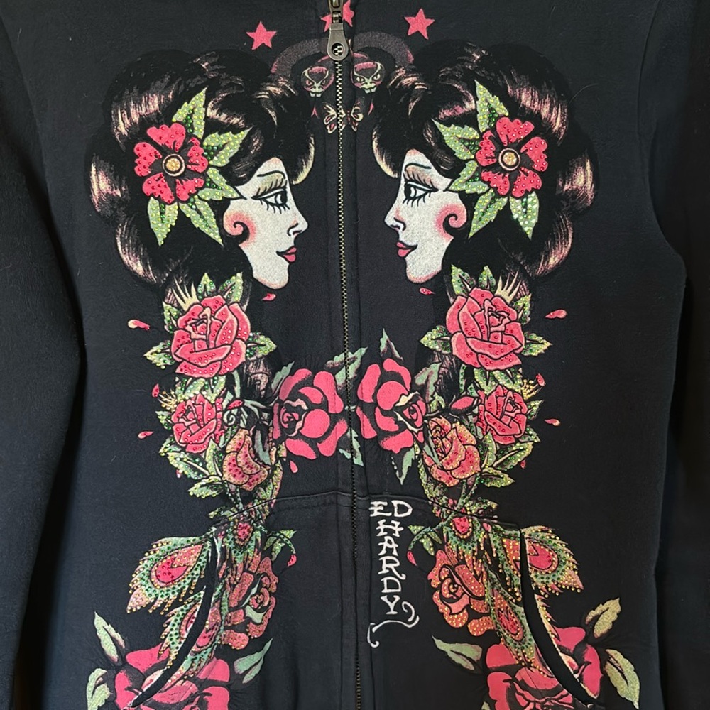 Ed Hardy Vintage Hooded Sweatshirt